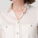 Blusa Algodón Orgánico Mujer Coop Beige Rockford
