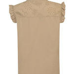 Blusa Algodón Orgánico Mujer Amaui Café Rockford