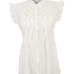 Blusa Algodón Orgánico Mujer Amaui Blanco Rockford