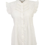 Blusa Algodón Orgánico Mujer Amaui Blanco Rockford