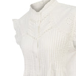 Blusa Algodón Orgánico Mujer Amaui Blanco Rockford