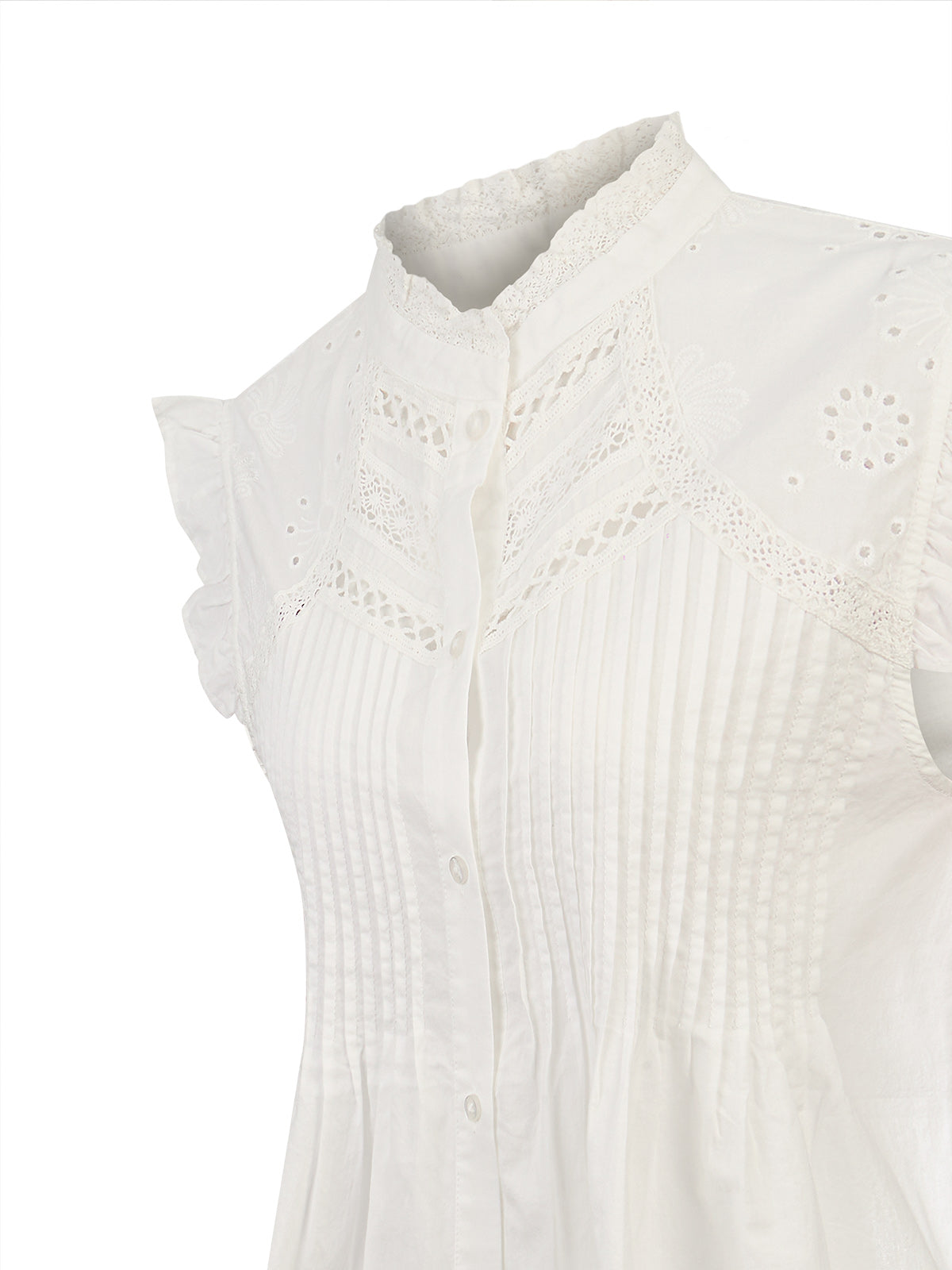 Blusa Algodón Orgánico Mujer Amaui Blanco Rockford