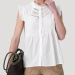 Blusa Algodón Orgánico Mujer Amaui Blanco Rockford