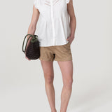 Blusa Algodón Orgánico Mujer Amaui Blanco Rockford