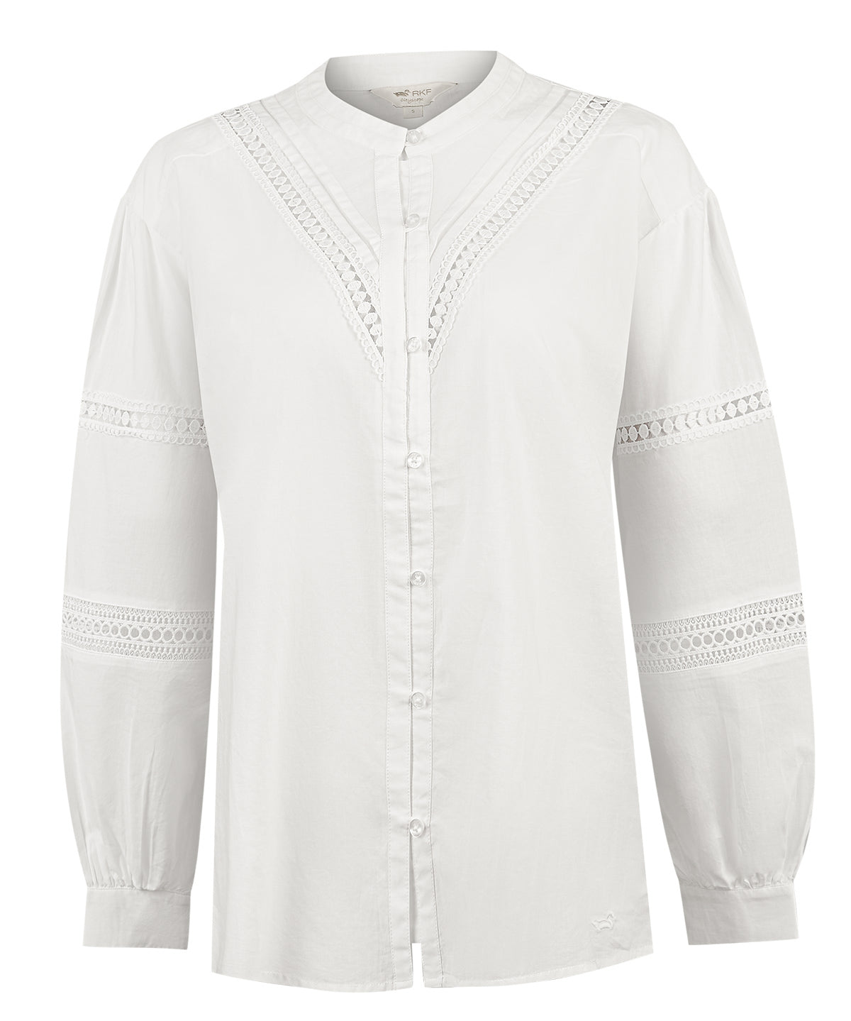 Blusa Algodón Orgánico Mujer Petal Blanco Rockford
