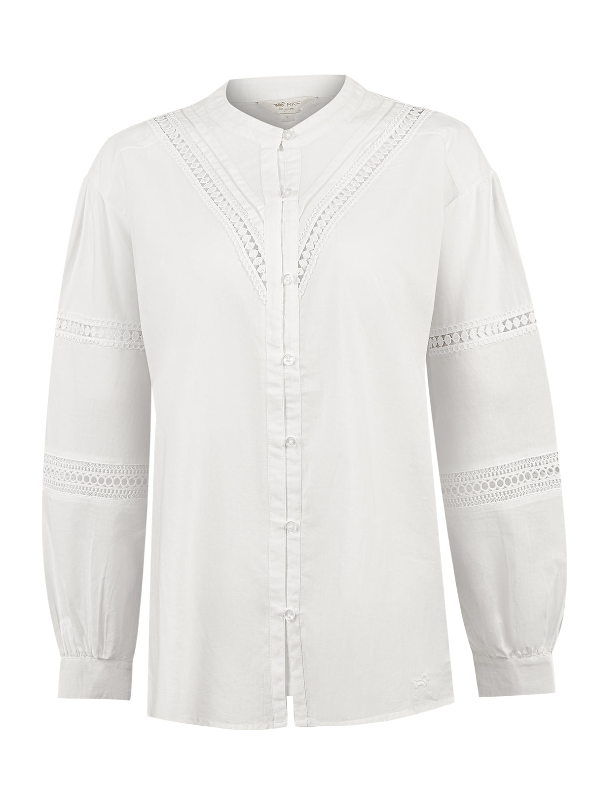 Blusa Algodón Orgánico Mujer Petal Blanco Rockford
