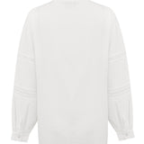 Blusa Algodón Orgánico Mujer Petal Blanco Rockford