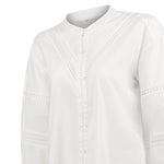 Blusa Algodón Orgánico Mujer Petal Blanco Rockford