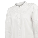 Blusa Algodón Orgánico Mujer Petal Blanco Rockford