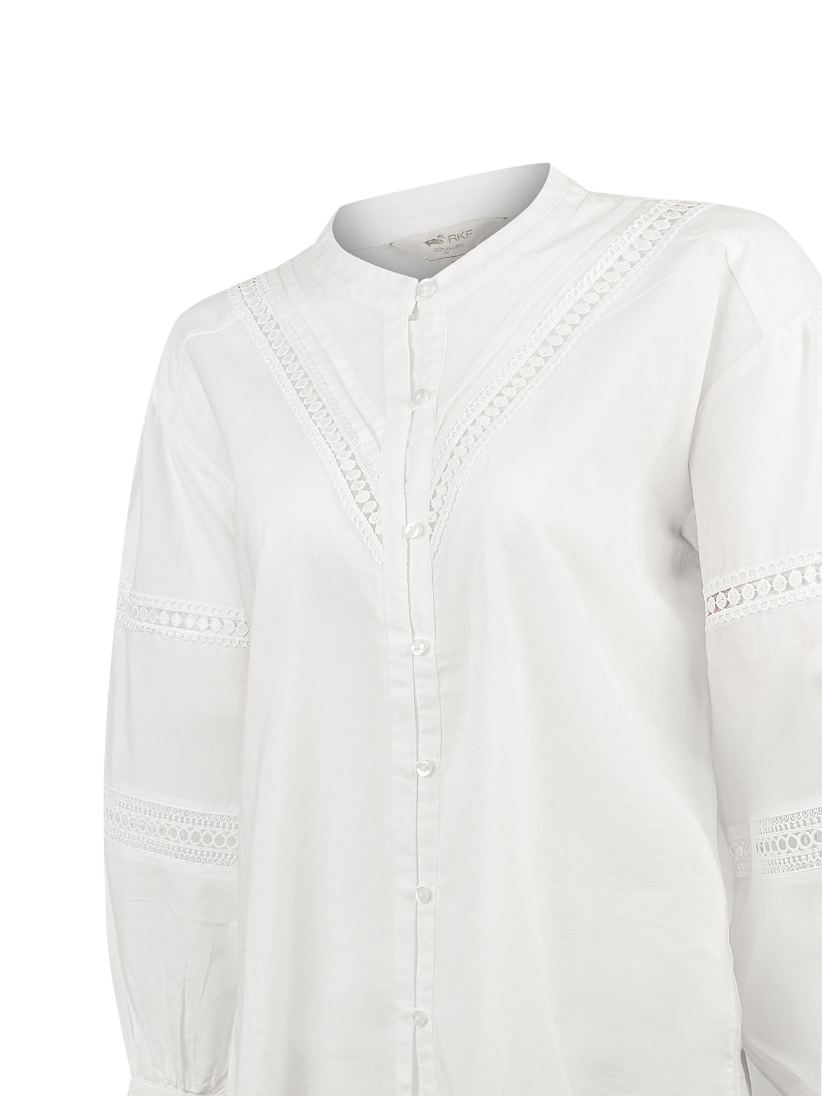 Blusa Algodón Orgánico Mujer Petal Blanco Rockford