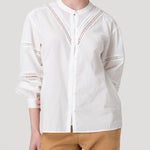 Blusa Algodón Orgánico Mujer Petal Blanco Rockford