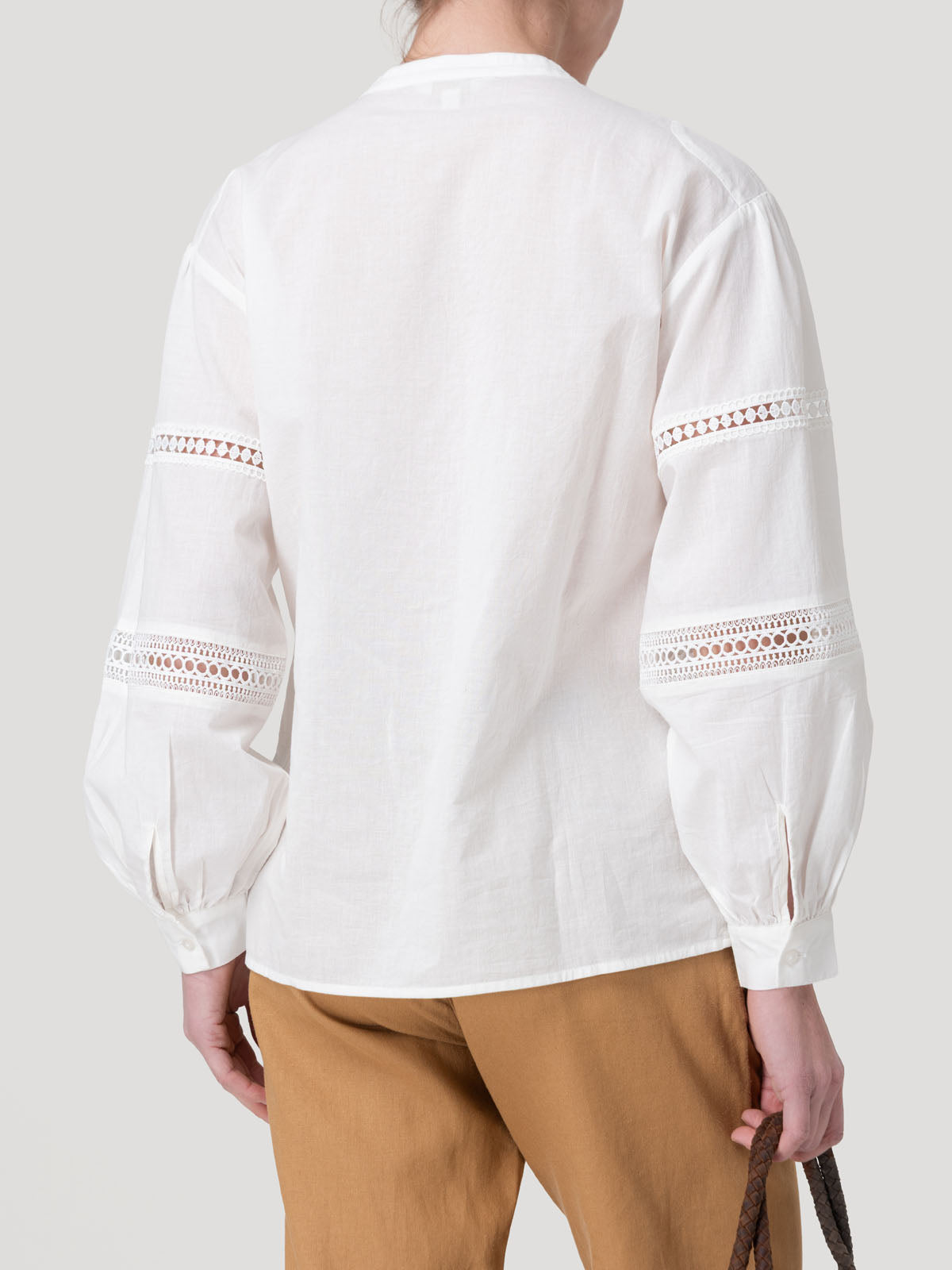 Blusa Algodón Orgánico Mujer Petal Blanco Rockford