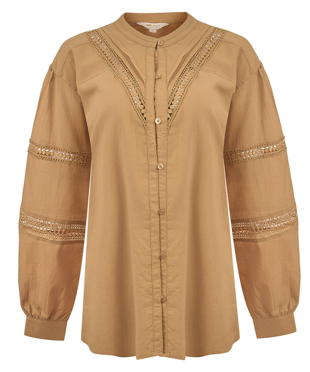 Blusa Algodón Orgánico Mujer Petal Amarillo Rockford