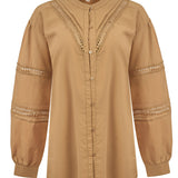 Blusa Algodón Orgánico Mujer Petal Amarillo Rockford