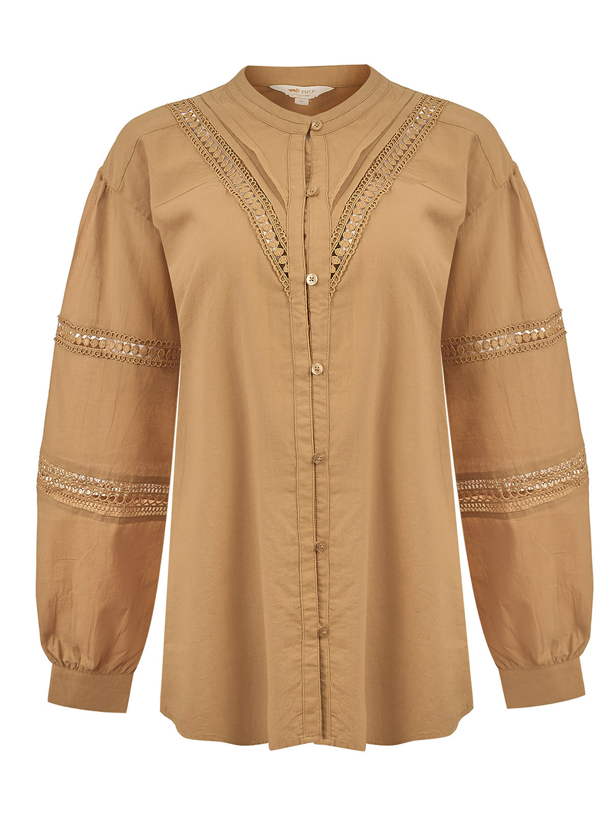 Blusa Algodón Orgánico Mujer Petal Amarillo Rockford