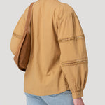 Blusa Algodón Orgánico Mujer Petal Amarillo Rockford
