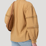 Blusa Algodón Orgánico Mujer Petal Amarillo Rockford