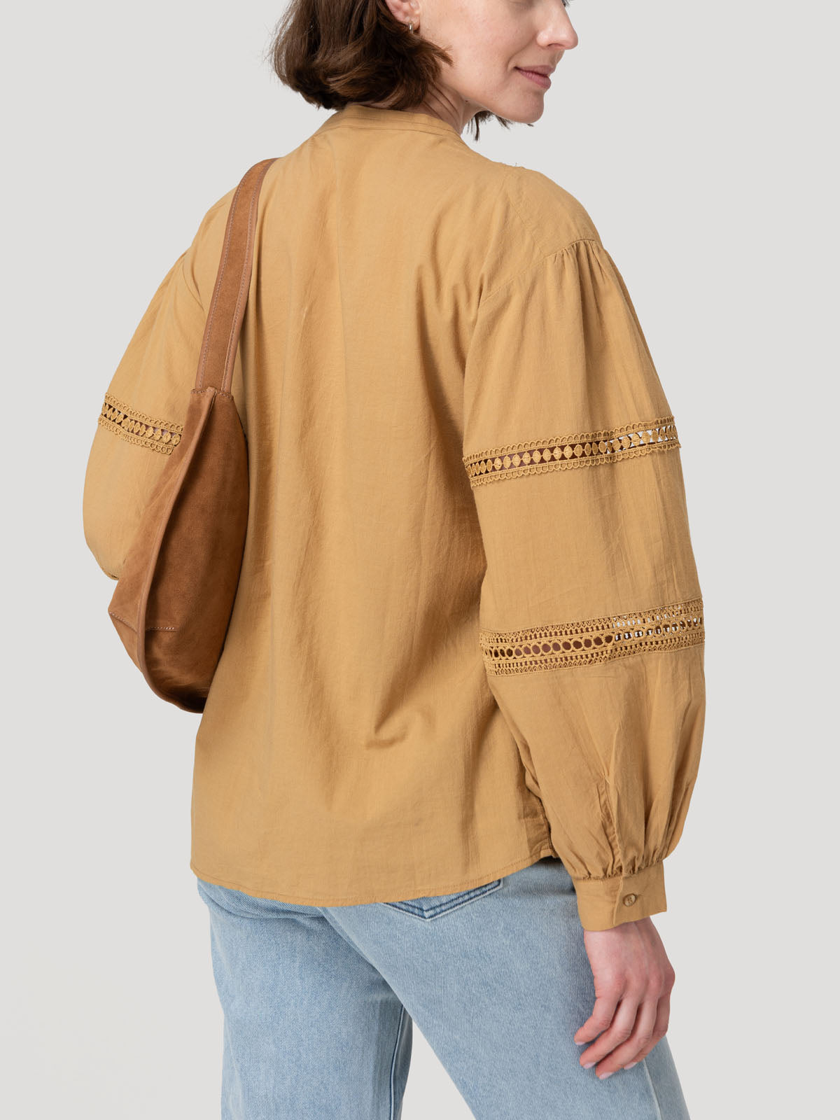 Blusa Algodón Orgánico Mujer Petal Amarillo Rockford