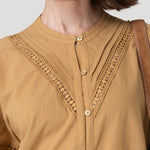 Blusa Algodón Orgánico Mujer Petal Amarillo Rockford