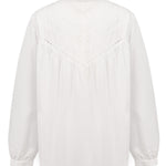 Blusa Algodón Orgánico Mujer Almond Blanco Rockford