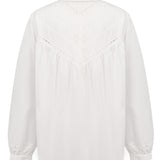 Blusa Algodón Orgánico Mujer Almond Blanco Rockford