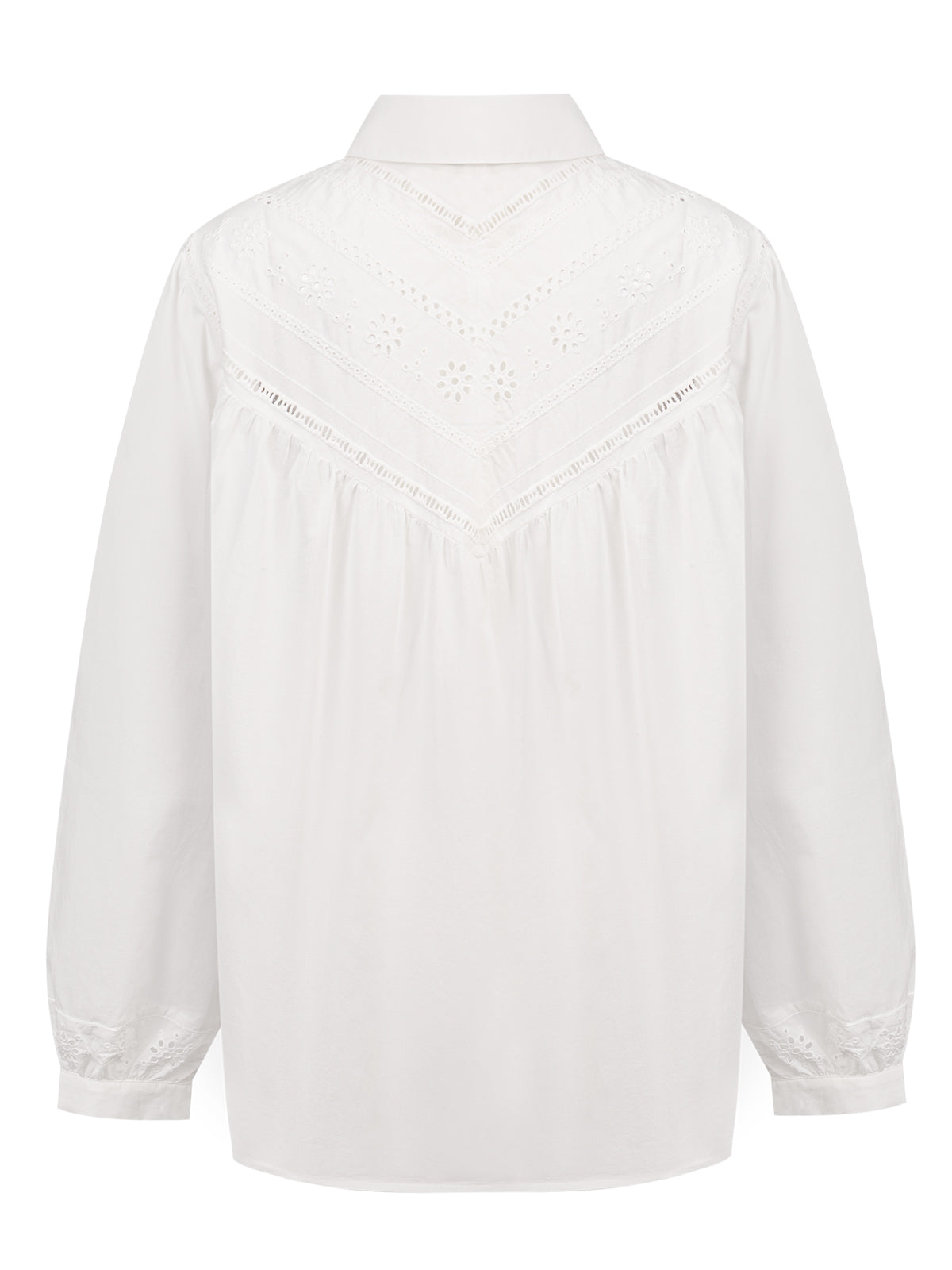 Blusa Algodón Orgánico Mujer Almond Blanco Rockford