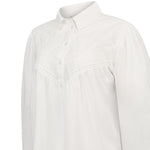Blusa Algodón Orgánico Mujer Almond Blanco Rockford