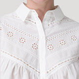 Blusa Algodón Orgánico Mujer Almond Blanco Rockford