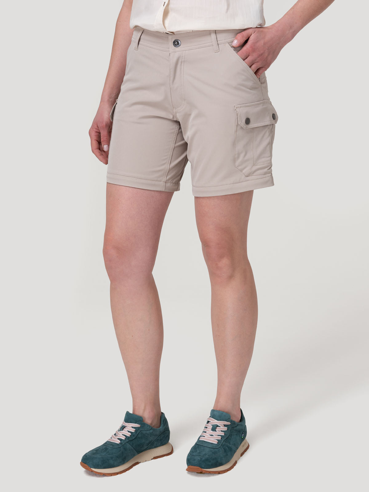 Pantalón Fibras Recicladas Mujer Desmont Beige Rockford