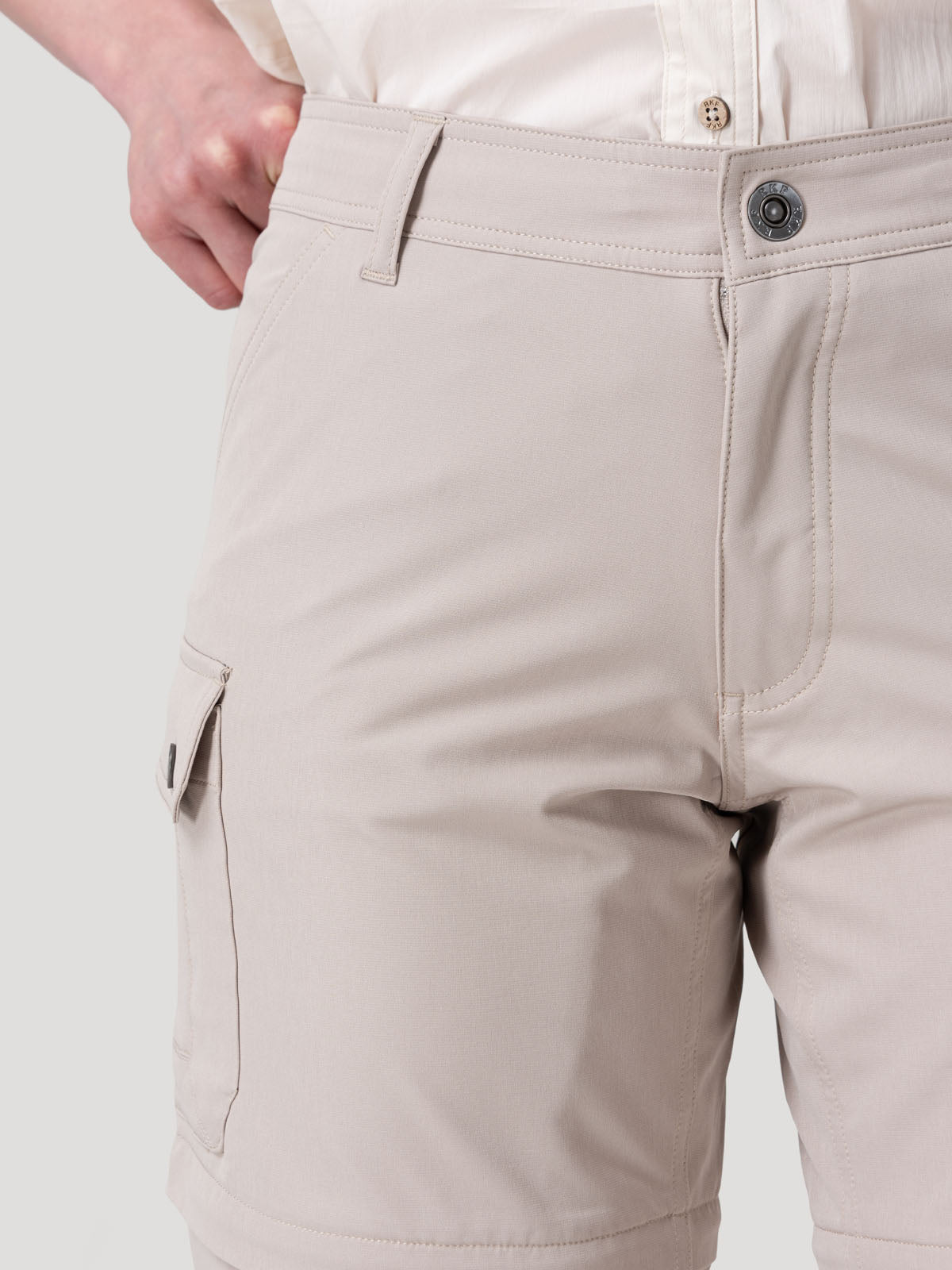 Pantalón Fibras Recicladas Mujer Desmont Beige Rockford