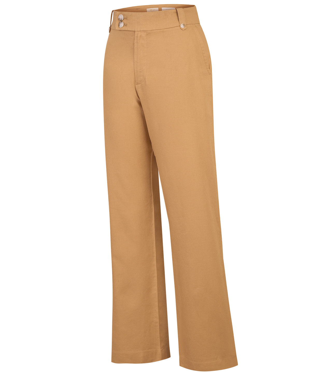 Pantalón Algodón Orgánico Mujer Anira Café Rockford
