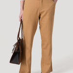 Pantalón Algodón Orgánico Mujer Anira Café Rockford