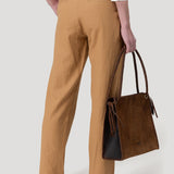 Pantalón Algodón Orgánico Mujer Anira Café Rockford