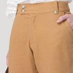 Pantalón Algodón Orgánico Mujer Anira Café Rockford