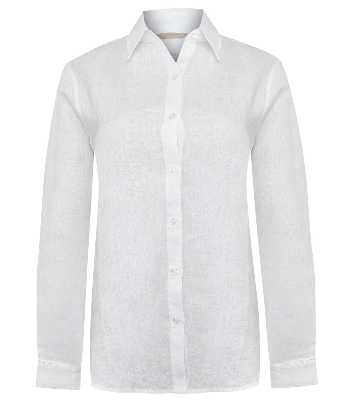 Blusa Lino Orgánico Mujer Lirio Blanco Rockford