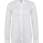 Blusa Lino Orgánico Mujer Lirio Blanco Rockford