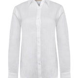 Blusa Lino Orgánico Mujer Lirio Blanco Rockford