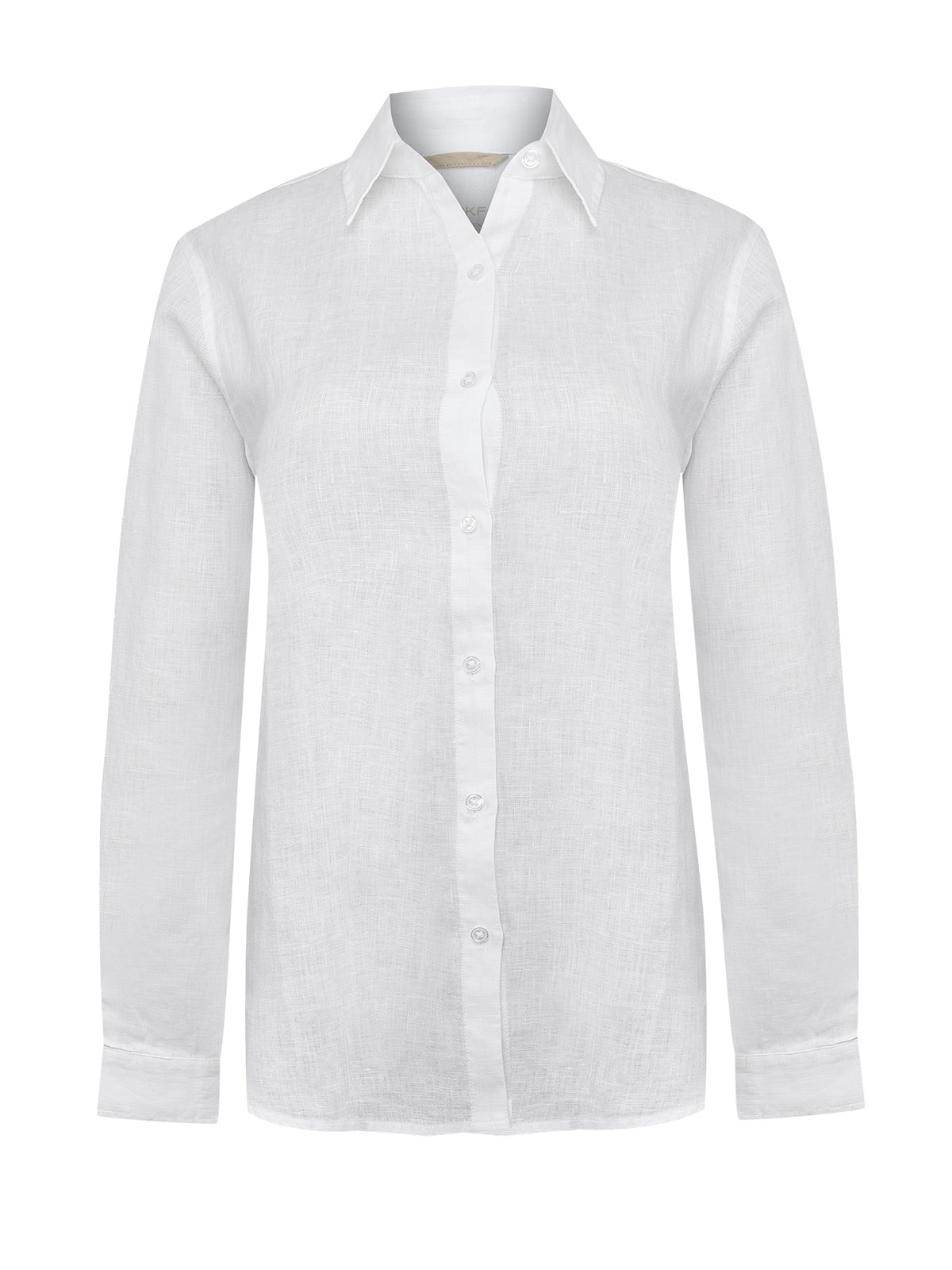 Blusa Lino Orgánico Mujer Lirio Blanco Rockford