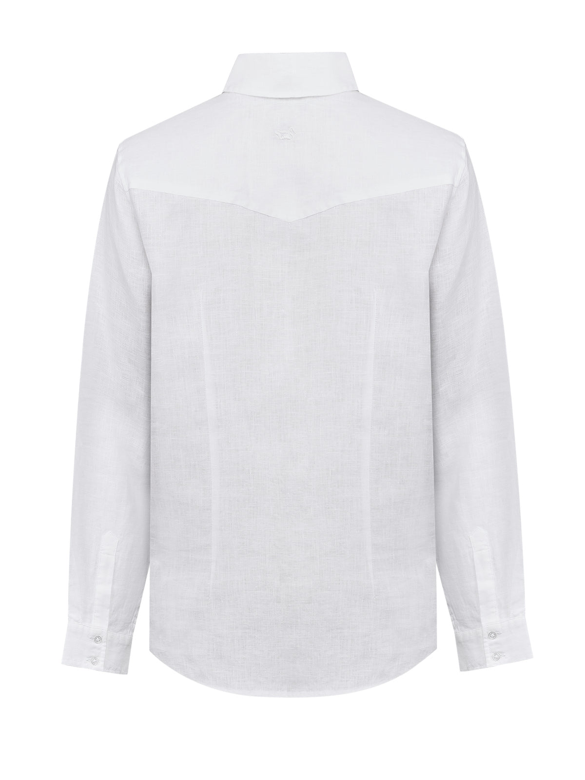 Blusa Lino Orgánico Mujer Lirio Blanco Rockford