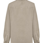 Blusa Lino Orgánico Mujer Lirio Café Rockford