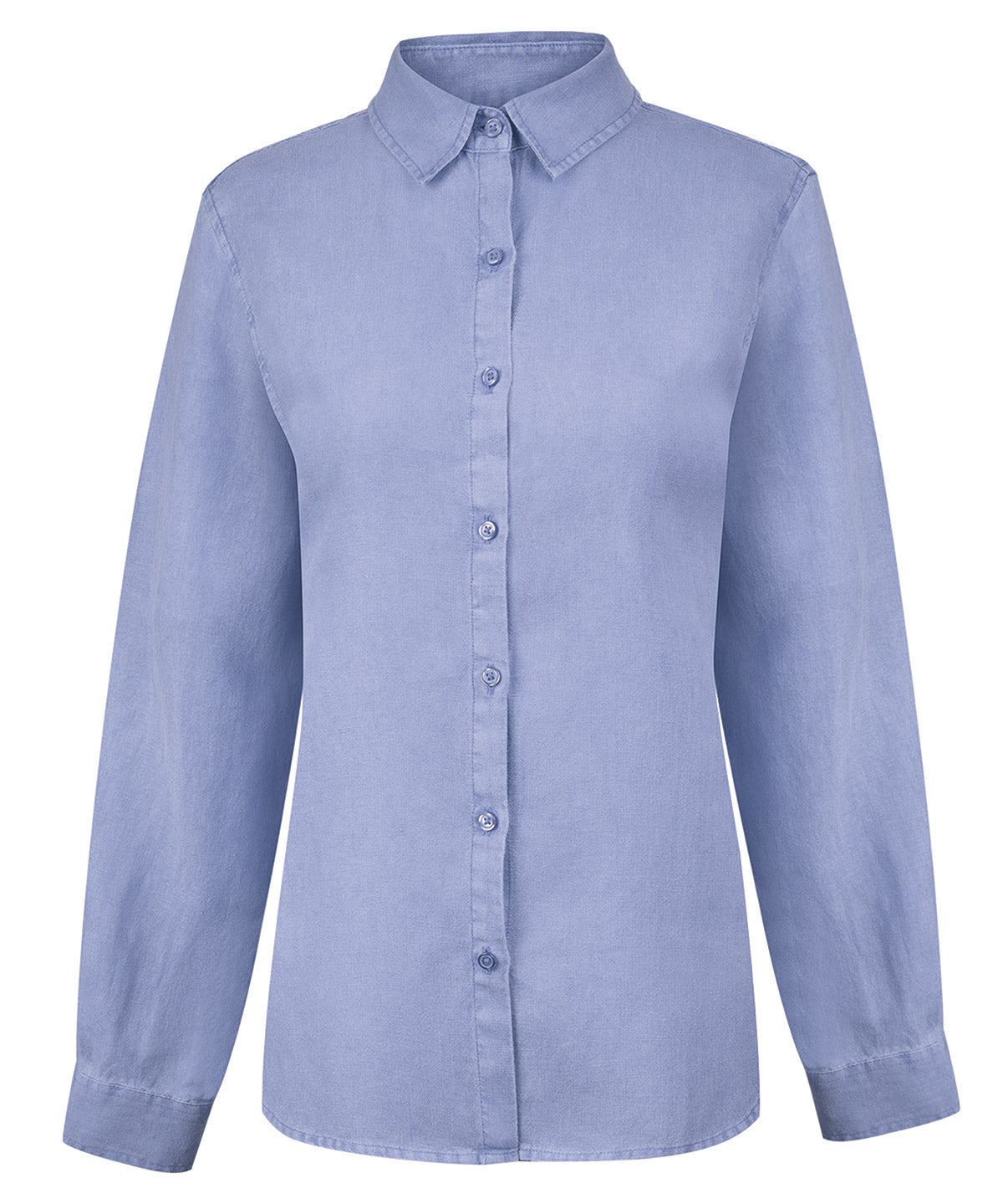 Blusa Lino Orgánico Mujer Lirio Azul Rockford