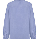 Blusa Lino Orgánico Mujer Lirio Azul Rockford