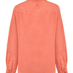 Blusa Lino Orgánico Mujer Lirio Naranjo Rockford