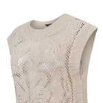 Polera Algodón Orgánico Mujer Kaimana Beige Rockford