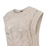 Polera Algodón Orgánico Mujer Kaimana Beige Rockford