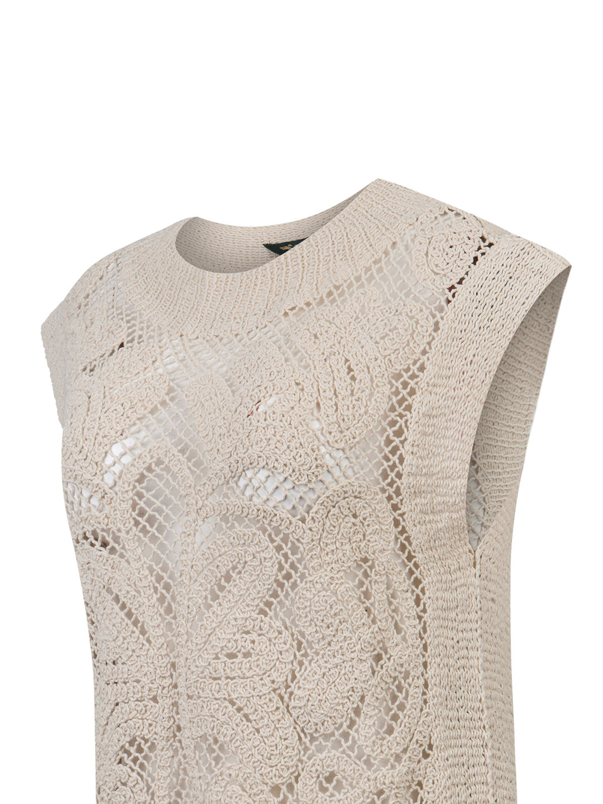 Polera Algodón Orgánico Mujer Kaimana Beige Rockford