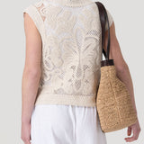 Polera Algodón Orgánico Mujer Kaimana Beige Rockford