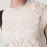 Polera Algodón Orgánico Mujer Kaimana Beige Rockford