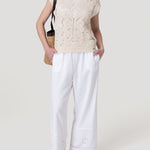 Polera Algodón Orgánico Mujer Kaimana Beige Rockford
