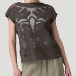 Polera Algodón Orgánico Mujer Kaimana Verde Rockford